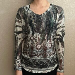 Vocal long sleeve shirt from buckle size M